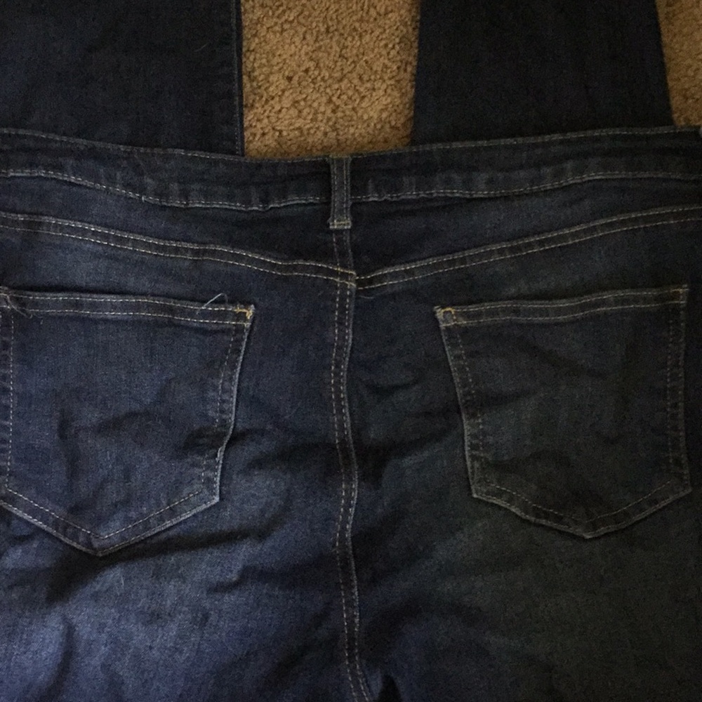 Faded glory dark wash jegging!
